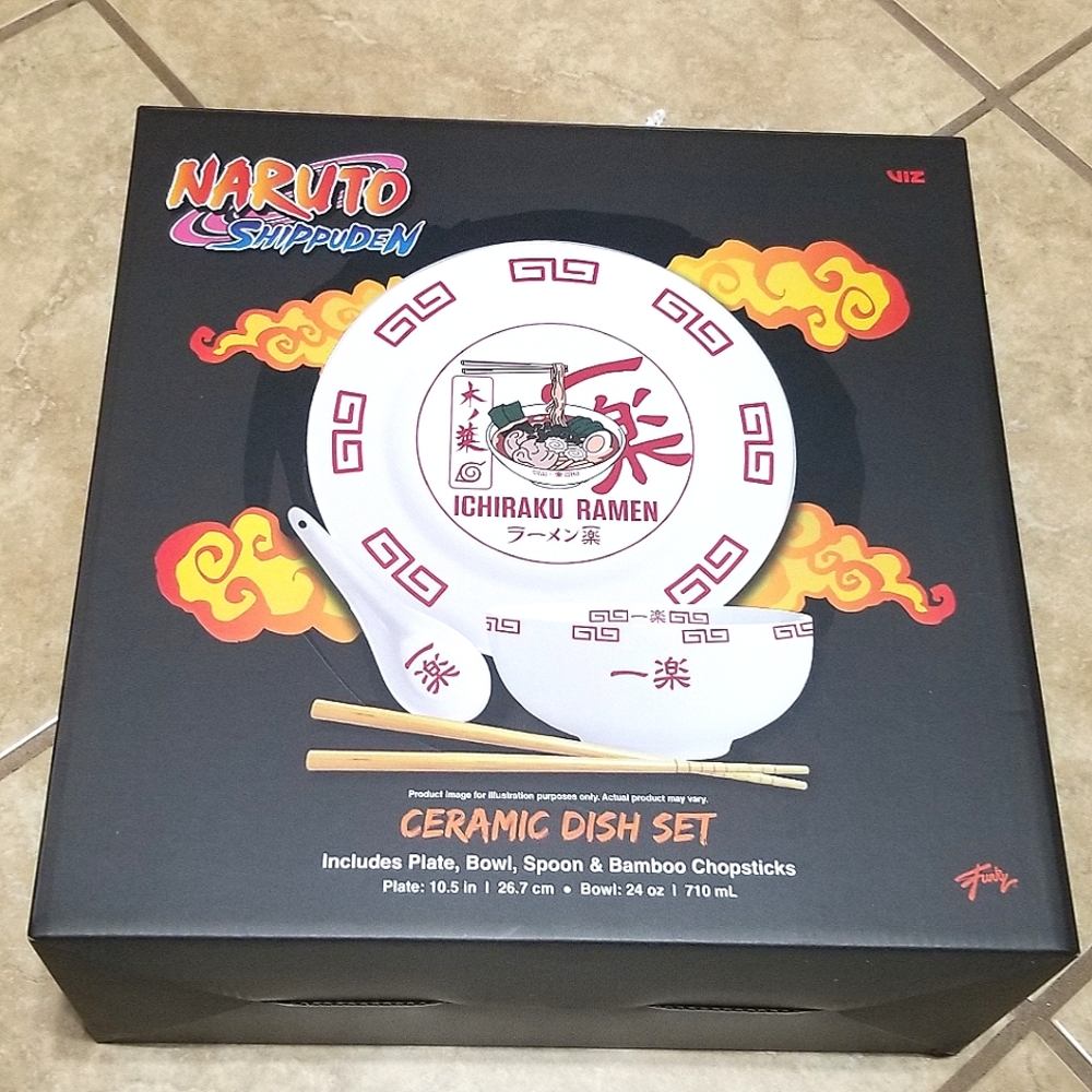 Naruto Shippuden Ichiraku Ramen Ceramic Dish Set